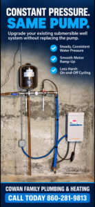 Constant Pressure Well Pump Installation in Stafford Springs — consistent water pressure